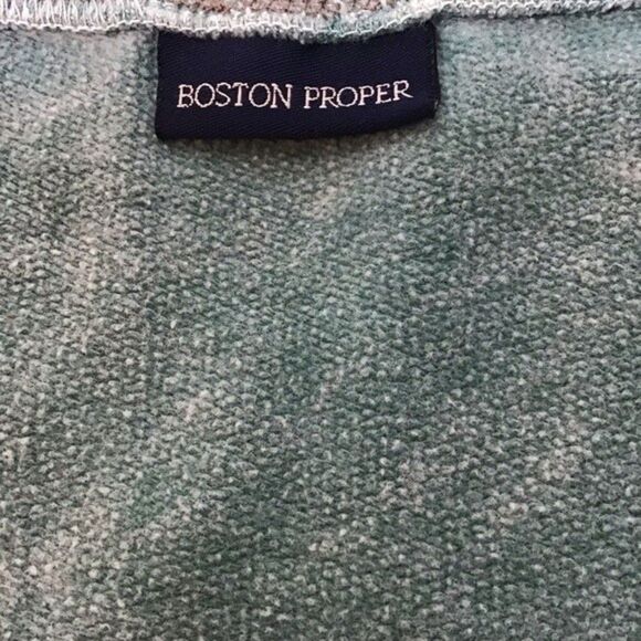 Boston Proper Sweatshirt Green Size S - Picture 4 of 4